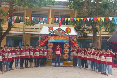 Liên đội trường THCS Đức Lợi tổ chức Hội trại 26/3